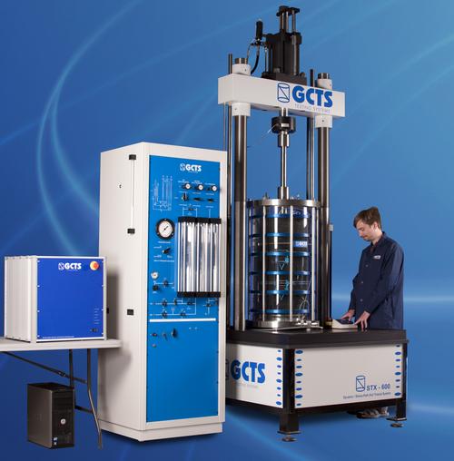 美国gcts公司电液伺服控制双向大型动三轴测试系统中标